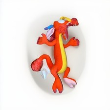 Disney Mulan Mushu Plush Toy Great Condition 8 inch Vintage 1999