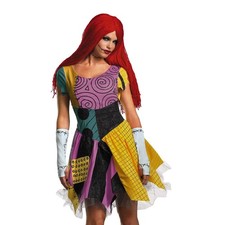 Sally Fab Costume, Official Disney The Nightmare Before Christmas Adult