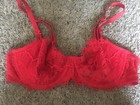 Victorias Secret 38B Bra Red  Dream Angels Push Up W/O Padding Underwire, Lace — photo 1