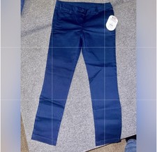 Girls Size 7 Wonder Nation Skinny Fit Uniform Pants Brand New
