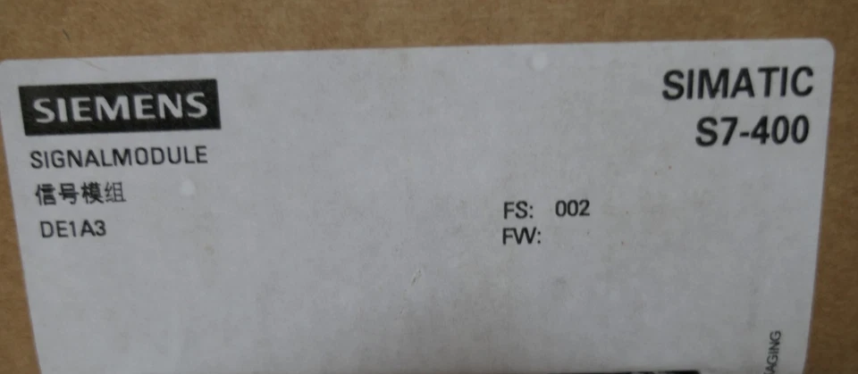 siemens simatic 6ES7421-1BL01-OAAO S7-400 signal module DEIA3 - Photo 3/4