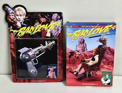 KEY (SHINee) BAD LOVE 1st Mini Album - Space Ray Gun & Box Set Ver - CD + Photob
