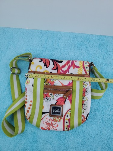 Borsa a tracolla Tyler Rodan Whimsy Paisley Newport borsa a tracolla 10,5"x10"x3" usata in ottime condizioni - Foto 20 di 21