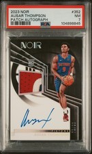 AUSAR THOMPSON 2023-24 NOIR ROOKIE PATCH AUTO /99 #352 PISTONS