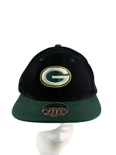 Baseball Cap Green Bay Packers Hat Snap Back Mens One Black NFL Football