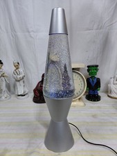 Lava Lamp Multicolor 2014 Lava Lite Model Vortex Star Glitter AC Plug 14 1/2"