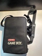 Nintendo Game Boy Carry Case black Nylon Adjustable Strap Vintage