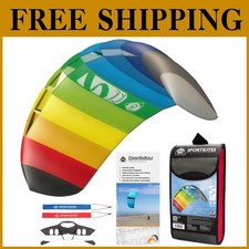 Rainbow Dual-Line Stunt Kite 51" - Outdoor Fun