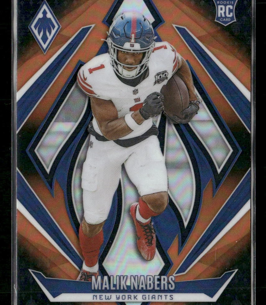 2024 Panini Phoenix #221 Malik Nabers Orange Fade RC New York Giants