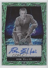 2024 Leaf Metal Legends Green Diagonal Shimmer /5 Ron Ellis #BA-RE1 Auto 11jd