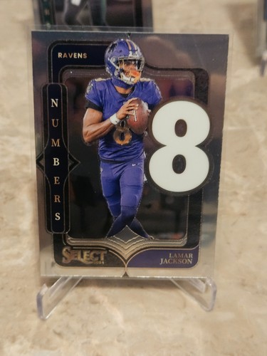 Lamar Jackson #11 2024 Panini Select Numbers card