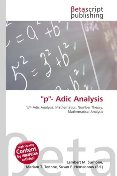 Lambert M. Surhone (U. A.) | ''P''- Adic Analysis | Taschenbuch | Englisch-image