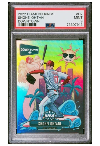 2022 PANINI DIAMOND KINGS DOWNTOWN #D7 SHOHEI OHTANI DOWNTOWN PSA 9