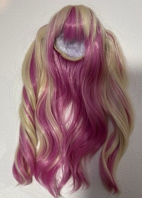 BJD Pullip Puppe Doll Wig Perücke 1/3 22-23cm Pink/ Blonde