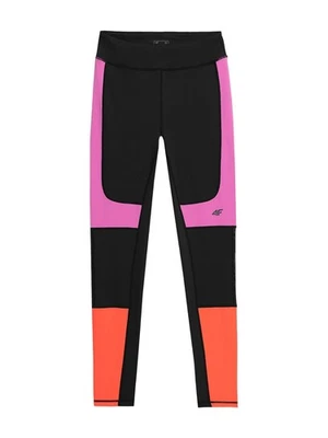 4F Leggings de course à séchage rapide pour femmes Noir Rose Taille XS - Photo 1/4