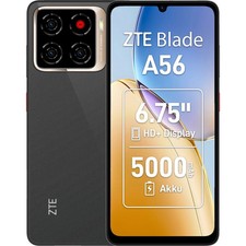 ZTE Blade A56 64 GB Celestial Black Dual SIM Smartphone Handy Mobiltelefon