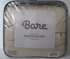 New Bare Home Premium Weighted Blanket, All-Natural 100 Cotton, 25 lbs. King