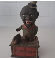 Mechanical bank - Original The Stump SPEAKER Salvadanaio In Ghisa