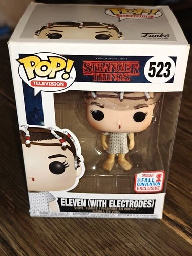 Funko Pop #523 Stranger Things Eleven with Electrodes  Comic Con Exclusive NIB