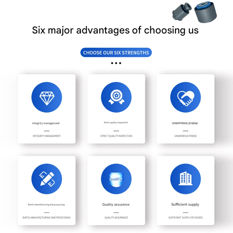 4x Rear Trailing Control Arm Bushes For Ford Mondeo Mk5 Galaxy Smax 2015-2022 UK - Image 4 of 4
