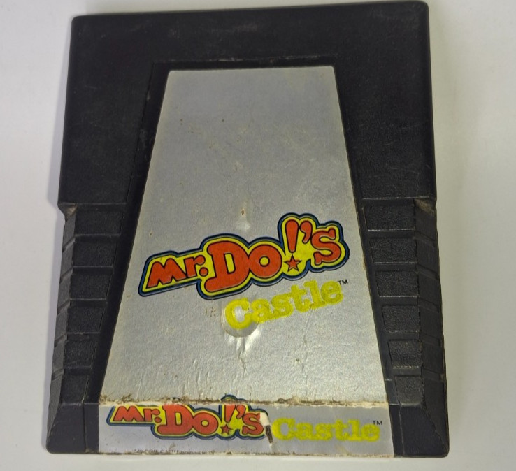 Rare ATARI 2600 MR. DO’S CASTLE Video Game Cartridge 1984 Tested