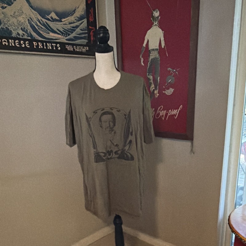 Alan Watts XXL T-Shirt 60s Counterculture Organic Cotton Philosopher