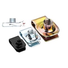 M4-M10 U-Style Clip-On Nut Regular Extruded U-Nut U-Type Fasteners Hardware Nuts
