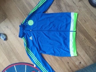 Adidas Ajax Amsterdam XL Training Jacke Blau