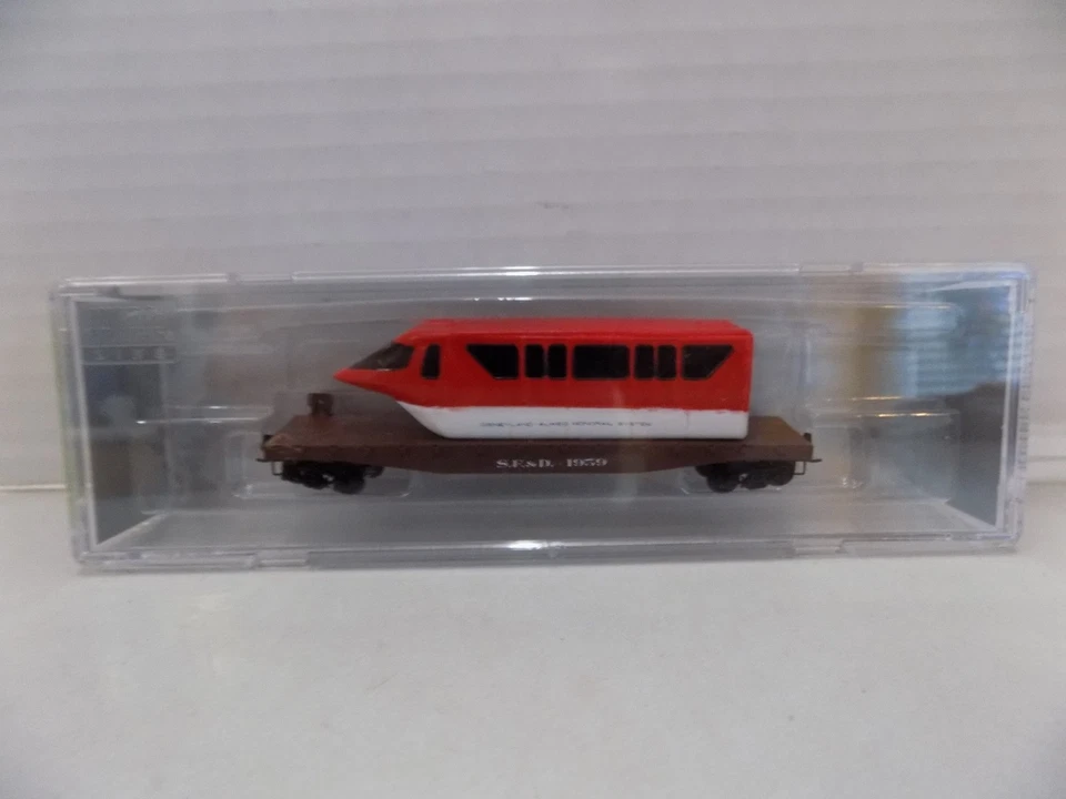 Disneyland & Santa Fe RR Monorail Flatcar N Scale Ltd Ed Lowell Smith NOS RARE - Image 2 of 4