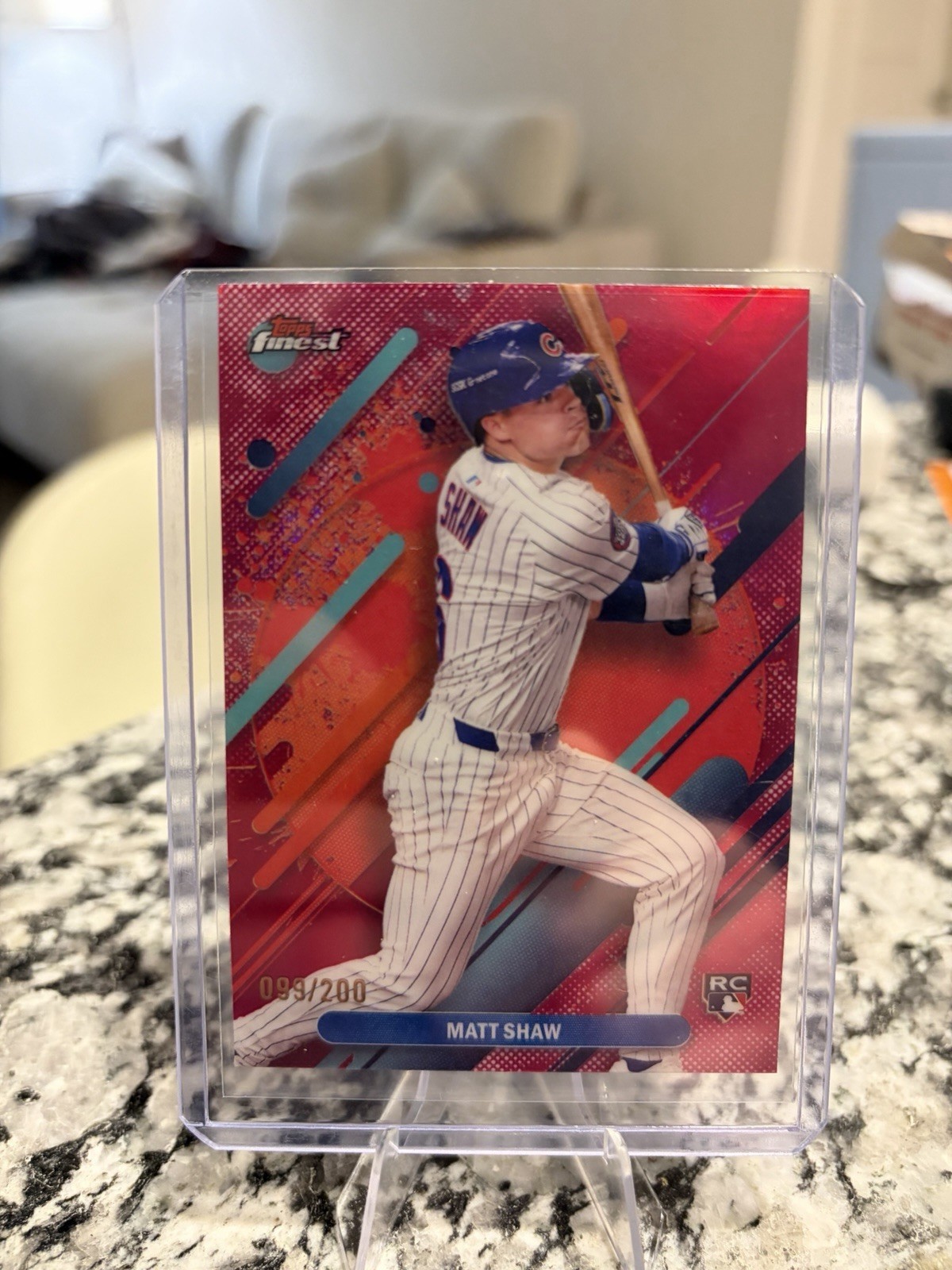 2025 Topps Finest - Rare Matt Shaw #265 Magenta Refractor /200 (RC)