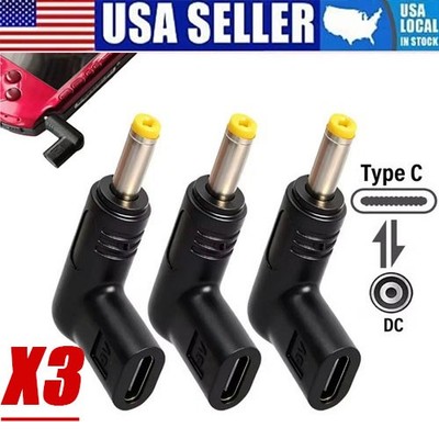 3X PSP USB-C Charging Adapter for 1000 2000 3000 E1000 Coverts to USB Type-C