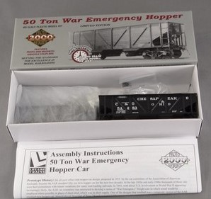 Kit de tolva de emergencia de guerra Life Like 23805 HO C&O 50 toneladas #54253 para automóvil | Zustand: New