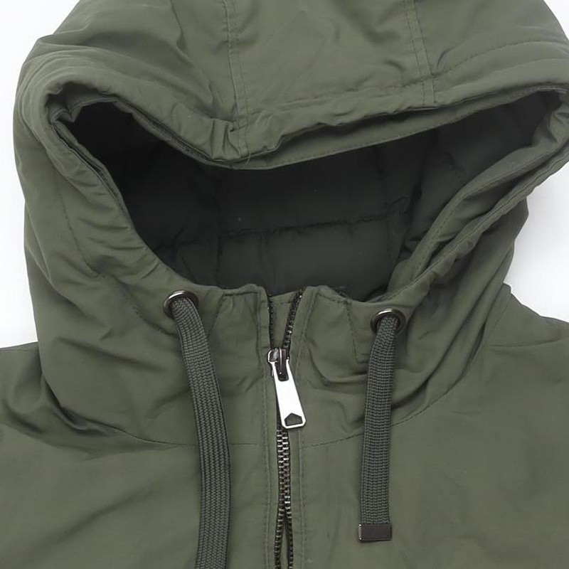 Zara Basic Women's Green Puffer Jacket S - image 7