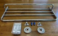 Ginger XX43-24 Bathroom Towel Shelf with Bar - Hotel Style