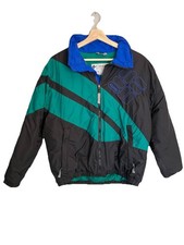Vintage Columbia Sportswear Youth Jacket Colorblock Blue Green Black Size 14/16