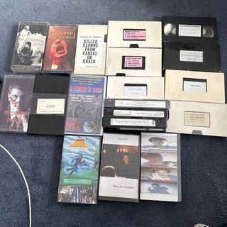 RARE Shot On Video Sov 19 VHS Horror Lot Little Lost Sea Serpent David The Rock