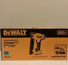 DEWALT 20V MAX Cordless Cable Stapler Kit + Battery & Charger DCN701D1 *NEW*