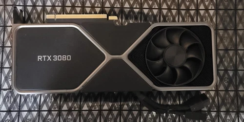 NVIDIA GeForce RTX 3080 Founders Edition 10GB GDDR6X - Graphics Card - Very Good