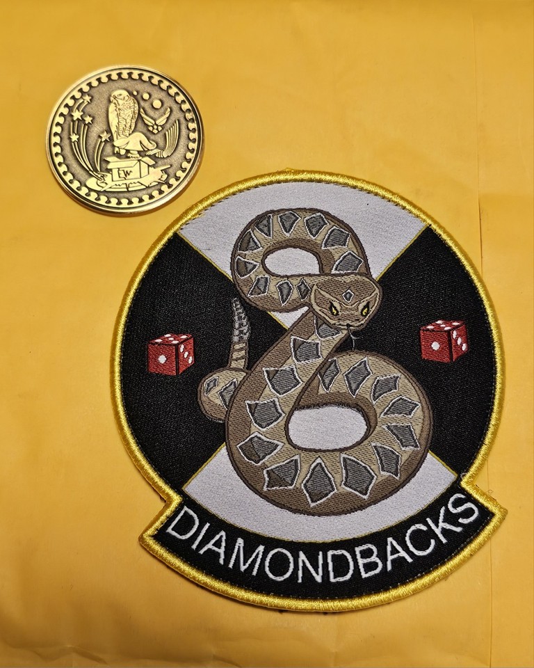 Area 51 Diamondbacks Presented By The Commander #Challenge Coin USAF ...
