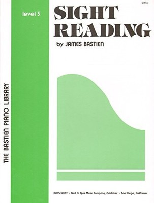 WP18 - SIGHT READING LEVEL 3 - BASTIEN PIANO LIBRARY By James Bastien BRAND NEW