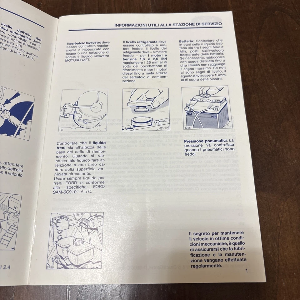 Ford Transit Uso E Manutenzione 1981 - Immagine 2 di 4