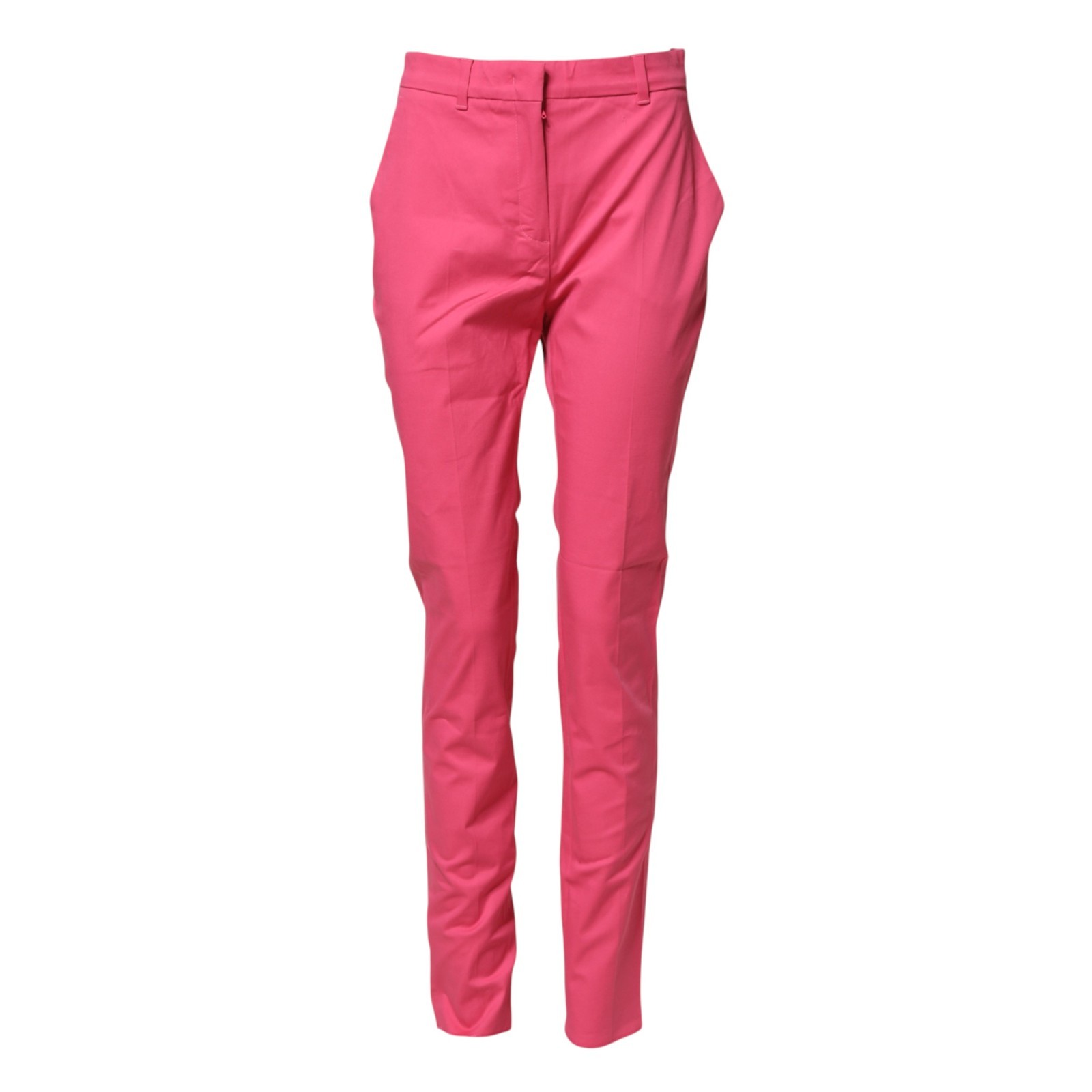 MAX MARA STUDIO Pants Pink Skinny High Waist Chino Trouser IT40/US6/S RRP 230usd