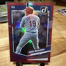 2023 Panini Donruss - Juan González #197 Holo Red /2023