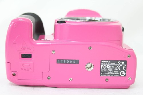 Can Be With Convenient Aa Batteries Pentax K-X Sr Pink Digital Single Lens Body - Picture 7 of 7