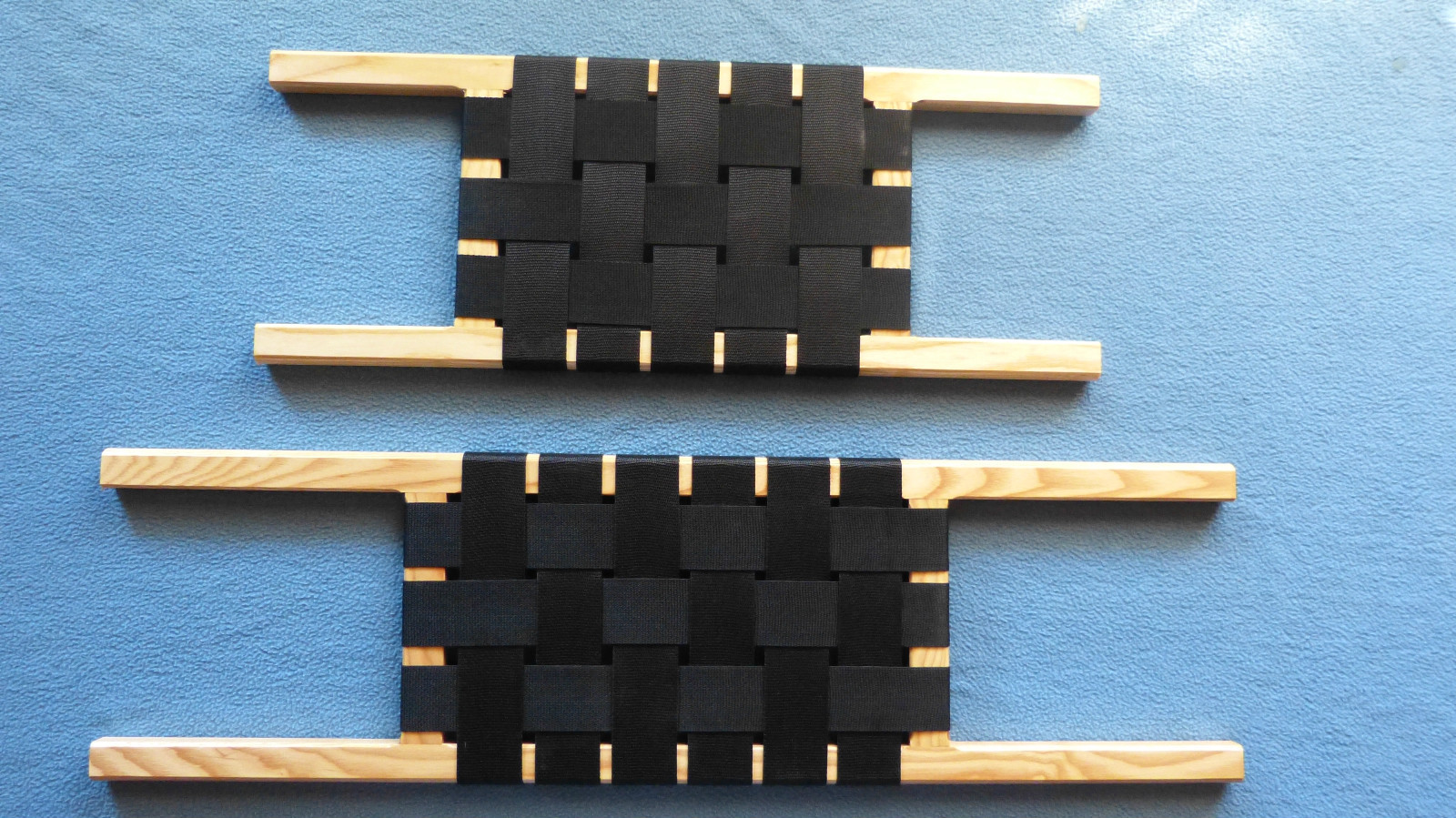 Web canoe seats, ash yoke,thwart,handles and hardware
