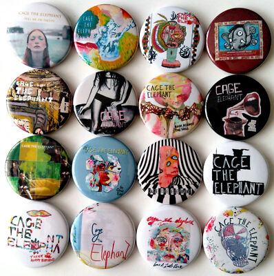 CAGE THE ELEPHANT Pin Button Abzeichen Melophobia Thank You Happy Birthday