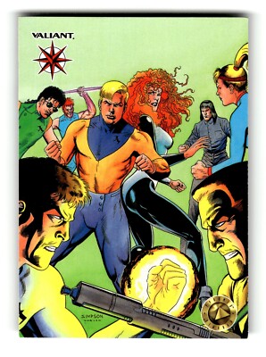 1993 Valiant Pyramid Harbinger April No. 16 Trading Card #143