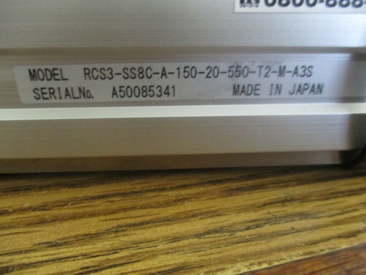 IAI / Robo Cylinder Model: RCS3-SS8C-A-150-20-550-T2-M-A3S IAI / Robo Cylinder Model: RCS3-SS8C-A-150-20-550-T2-M-A3S