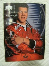 UPPER DECK ICE HOCKEY PROGRAM OF EXCELLENCE DAVID MORISSET # 406 CARD