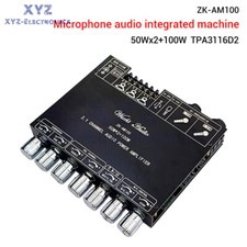 ZK-AM100 KTV Microphone Audio Integrated Machine Bluetooth Power Amplifier Board